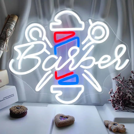Barber neon sign light for sale