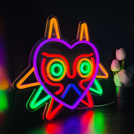 Zelda Mask LED Neon Sign Light