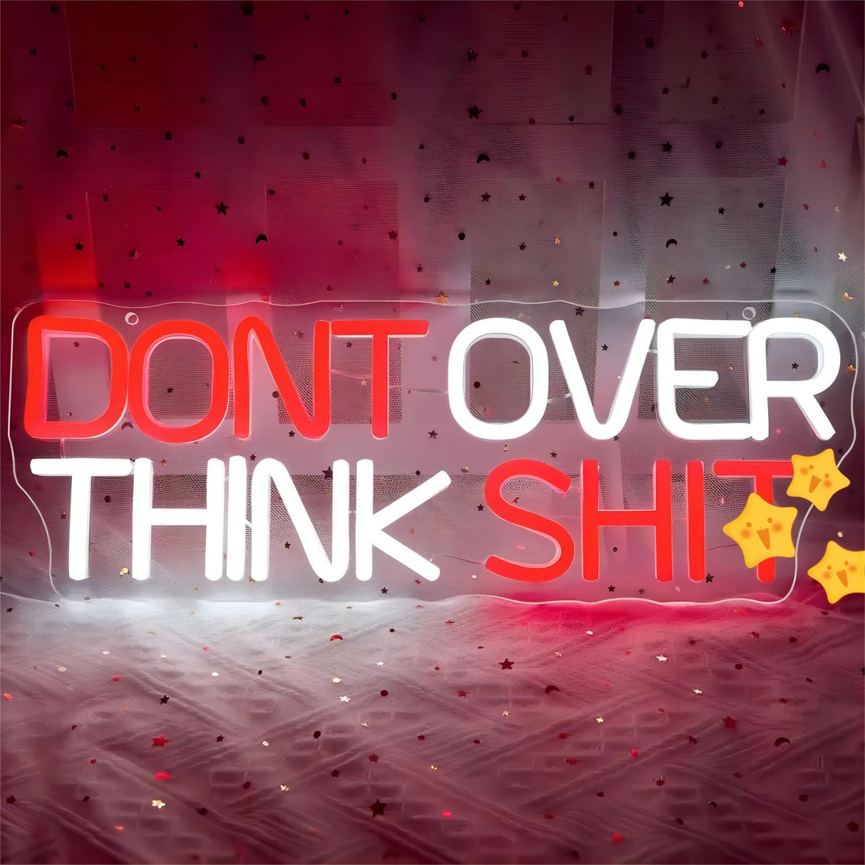 Don't Over Think Shit LED Neon Sign Light