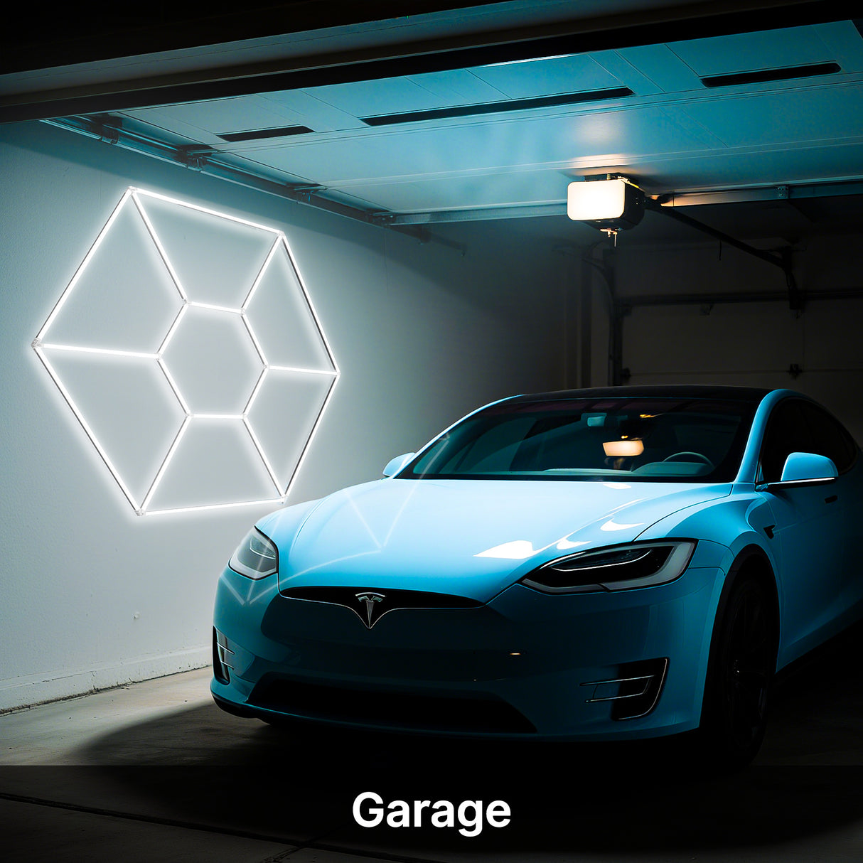 Hexagon light - garage