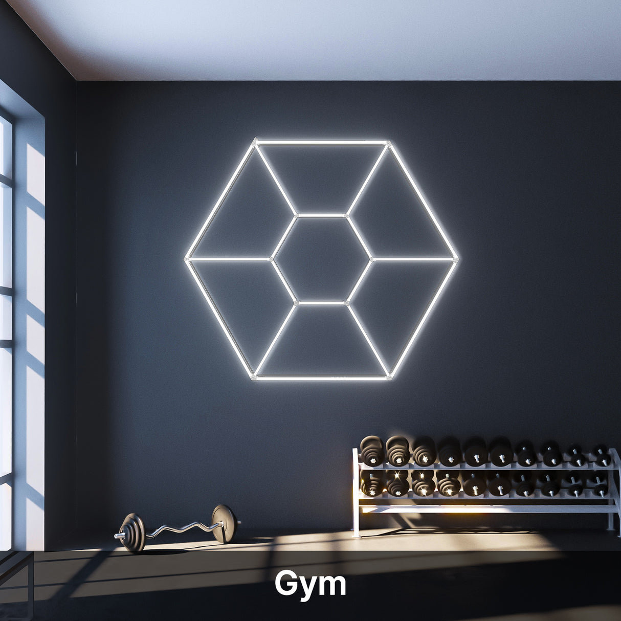 Hexagon light - gym