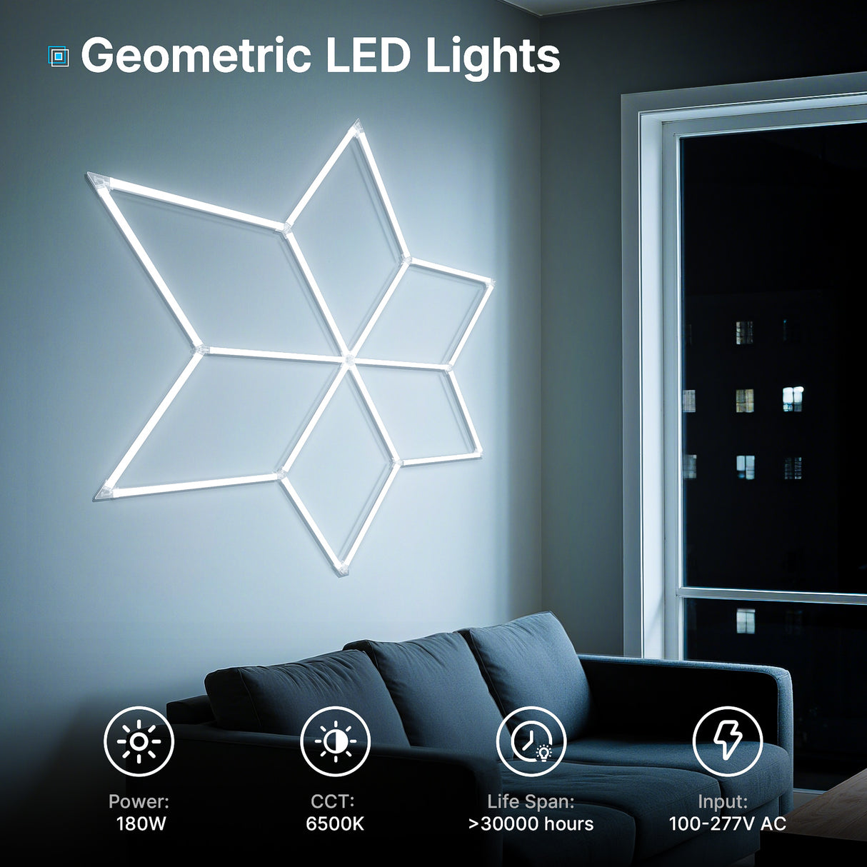 Geometric light grid