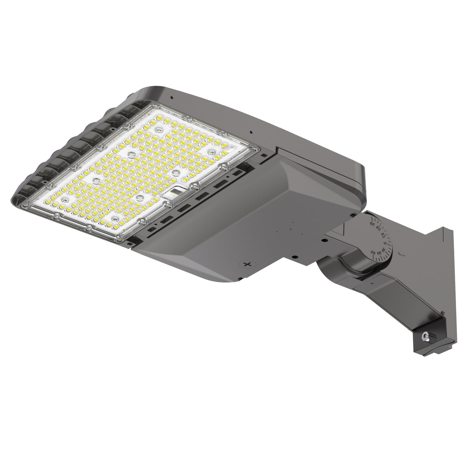 XALH Series LED parking lot light with adjustable bracket