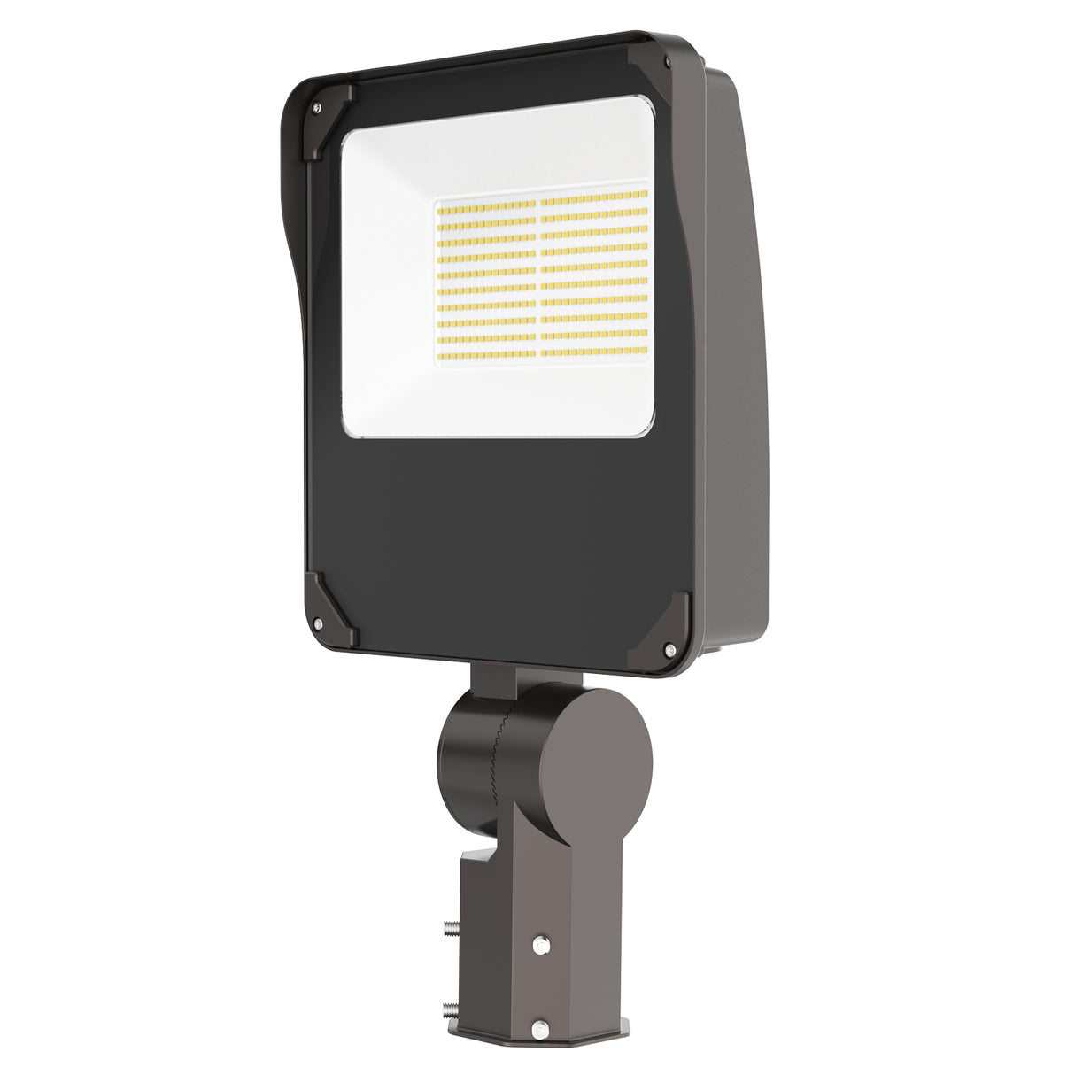 LED flood light with adjustable bracket