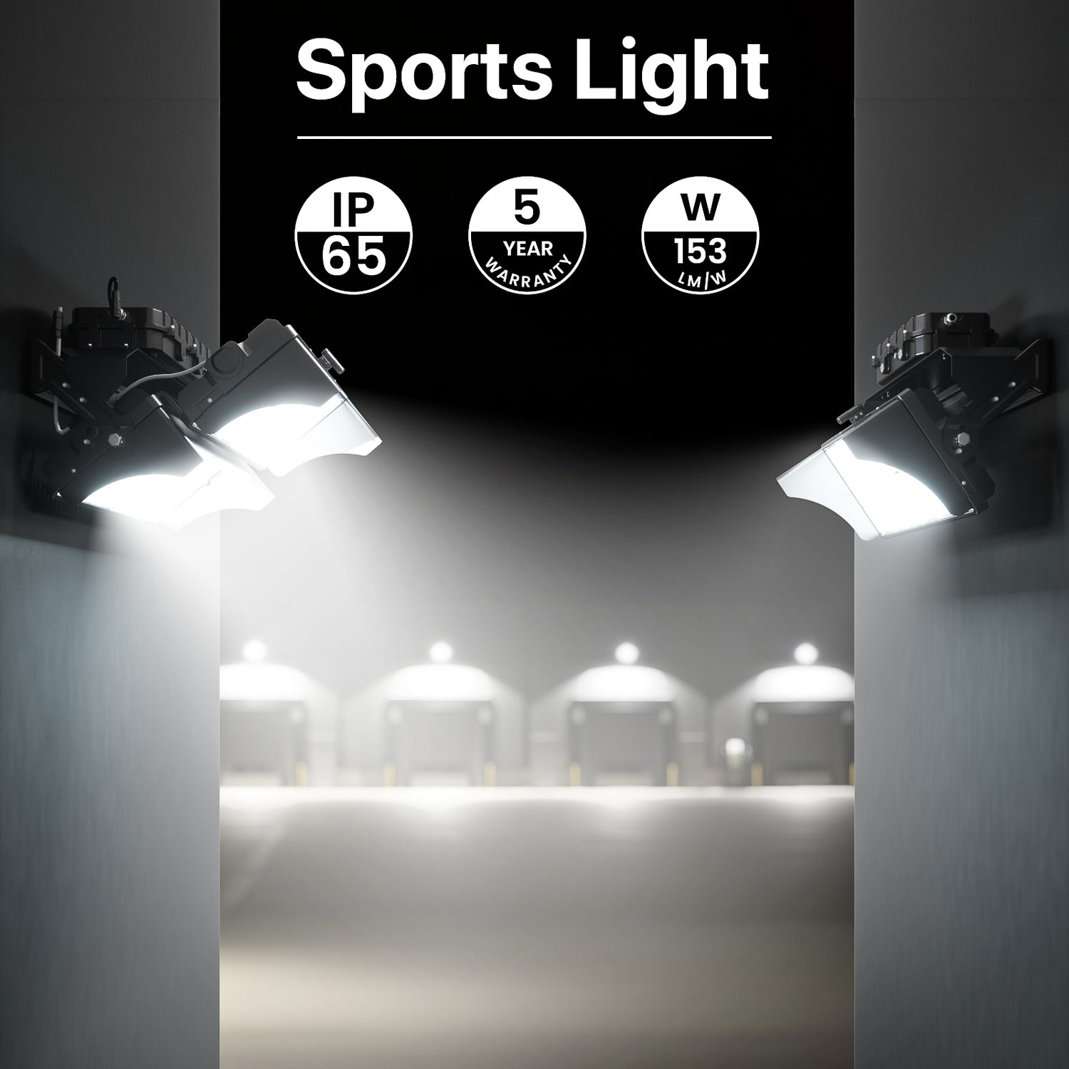 Sports LED Stadium Lights with 5 Year Warranty, IP65