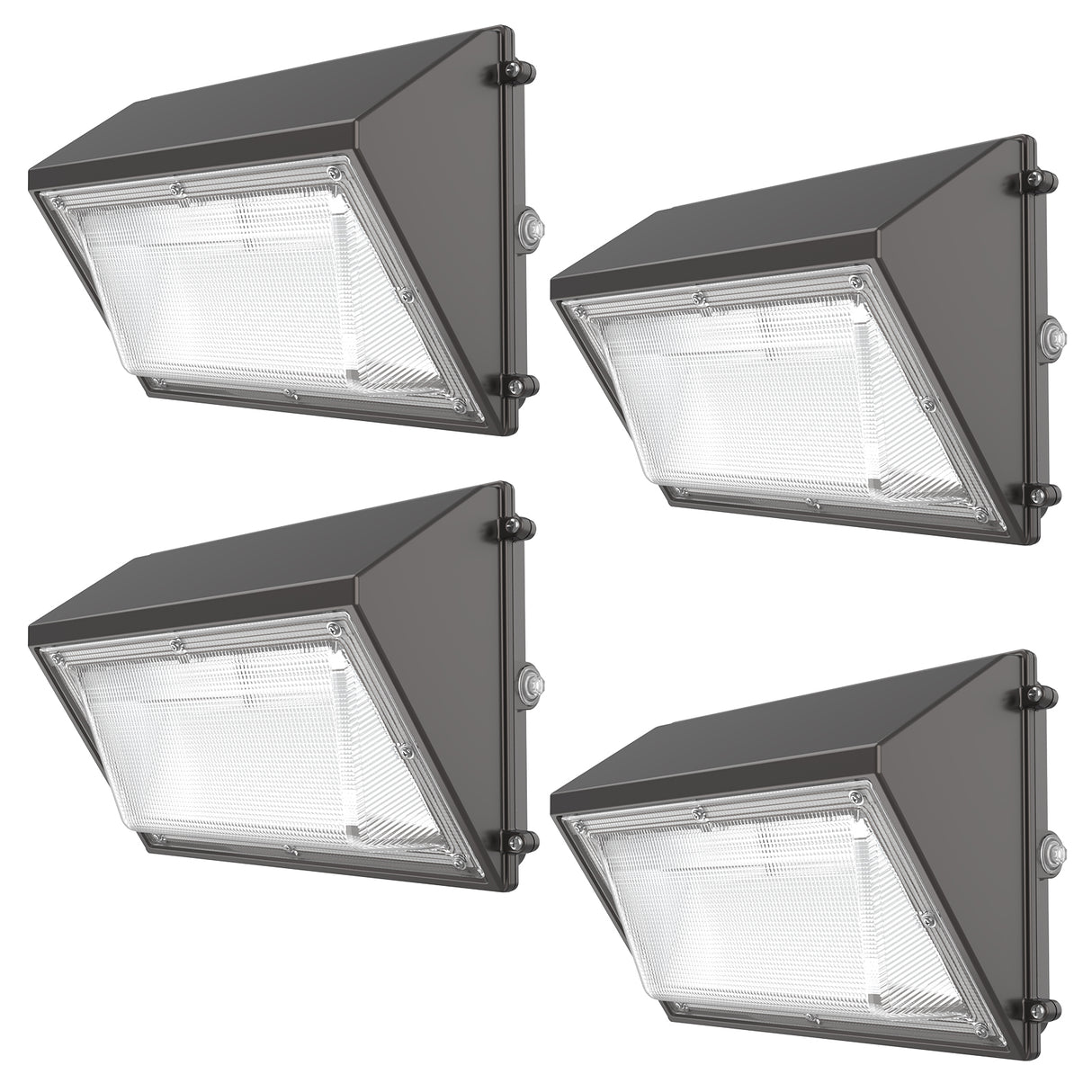 Four pack LED wall lights