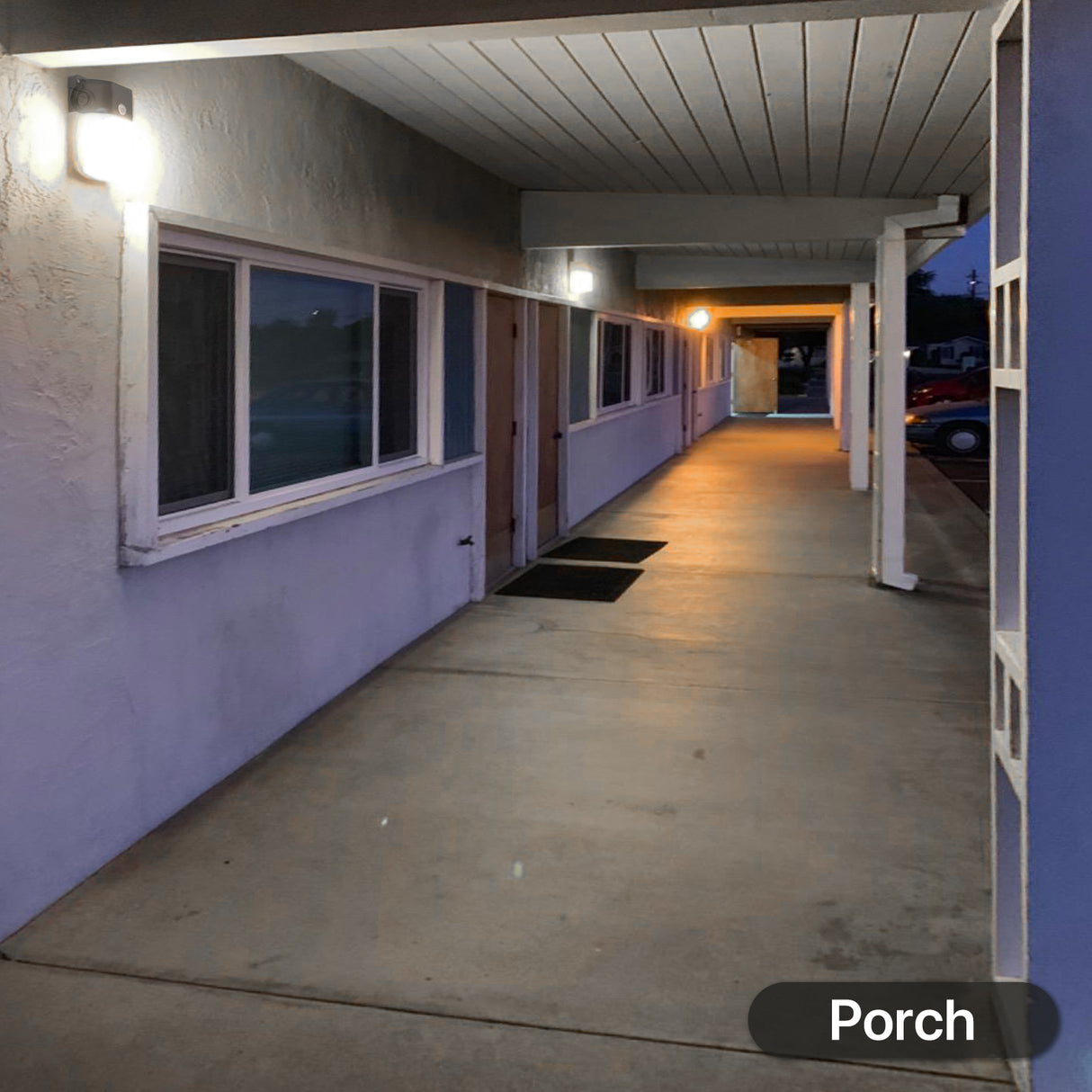 Outdoor lighting with Hyperlite LED wall pack