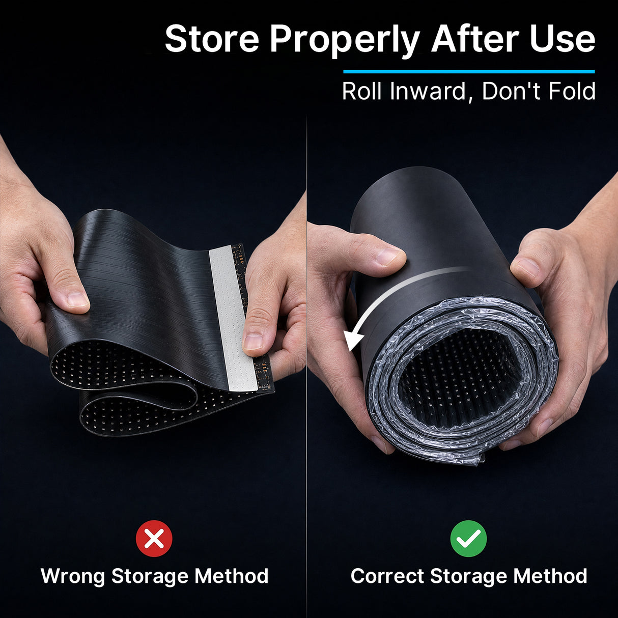 Store properly after use