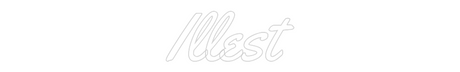 Illest custom neon sign