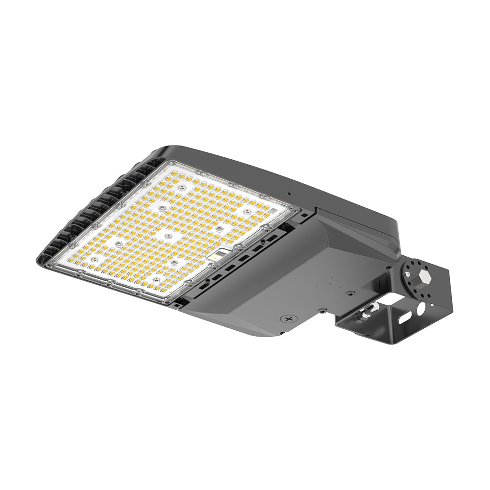 XALH Series Parking Lot Light, LED array and housing detail