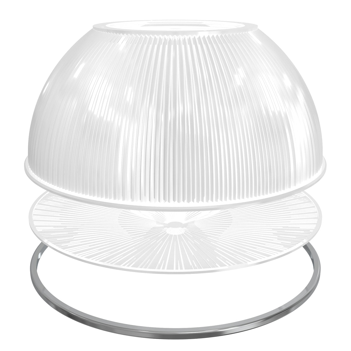60 Degree Acrylic Reflector components for LED High Bay Light