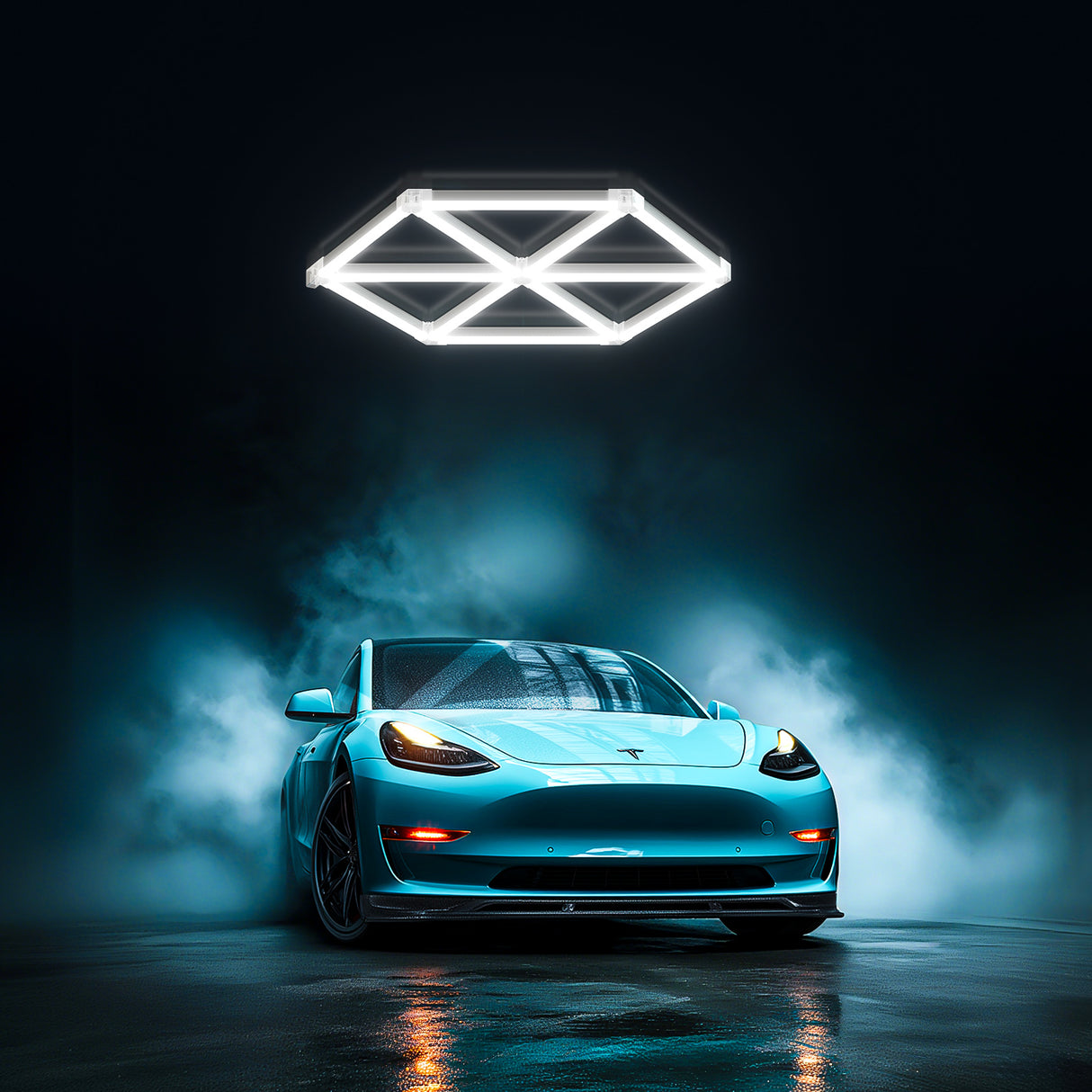 Hyperlite geometric LED light