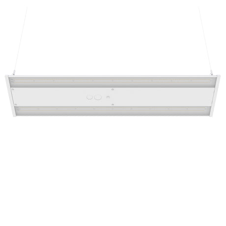 White Linear High Bay LED Light Fixture for industrial and commercial spaces