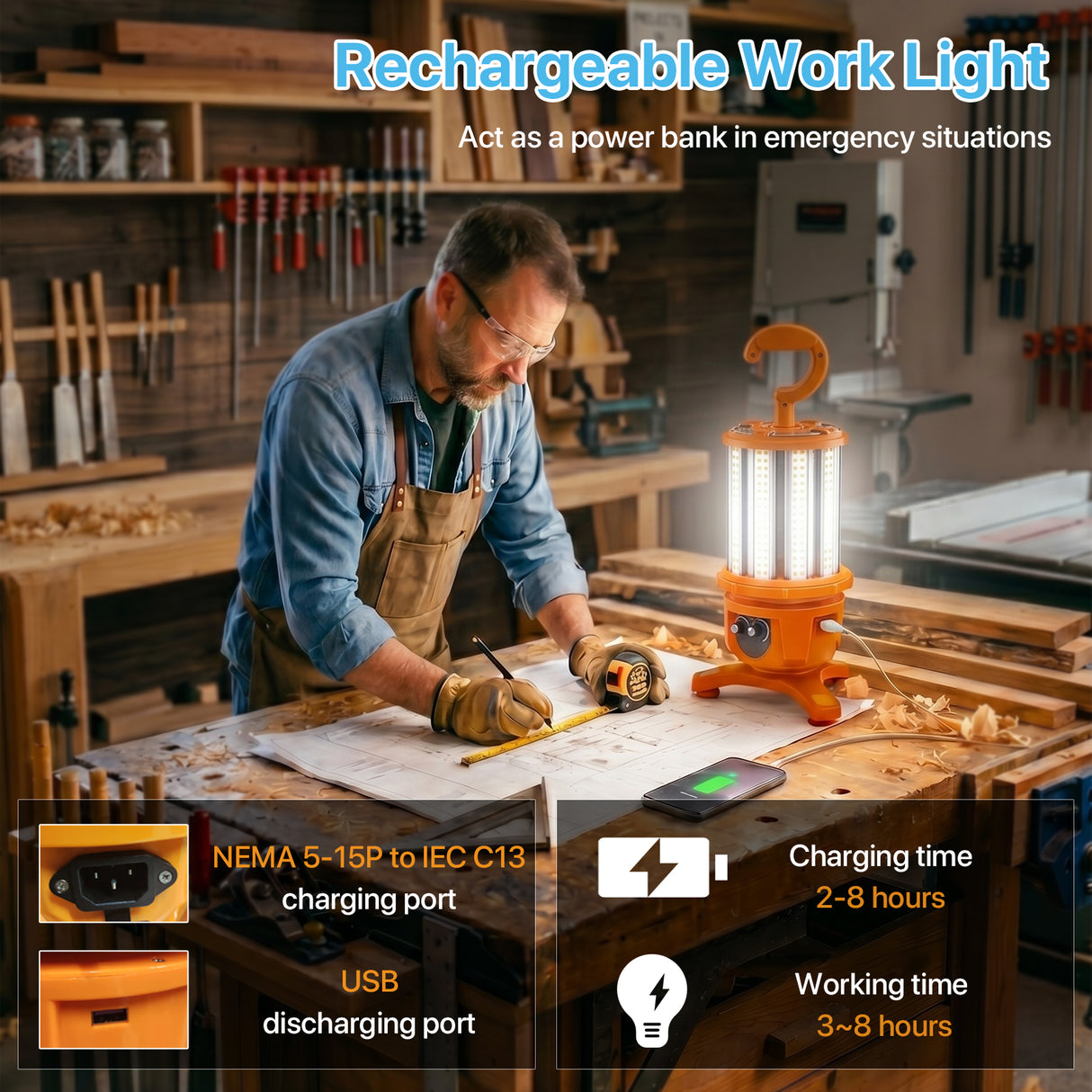 LED Temporary Work Light