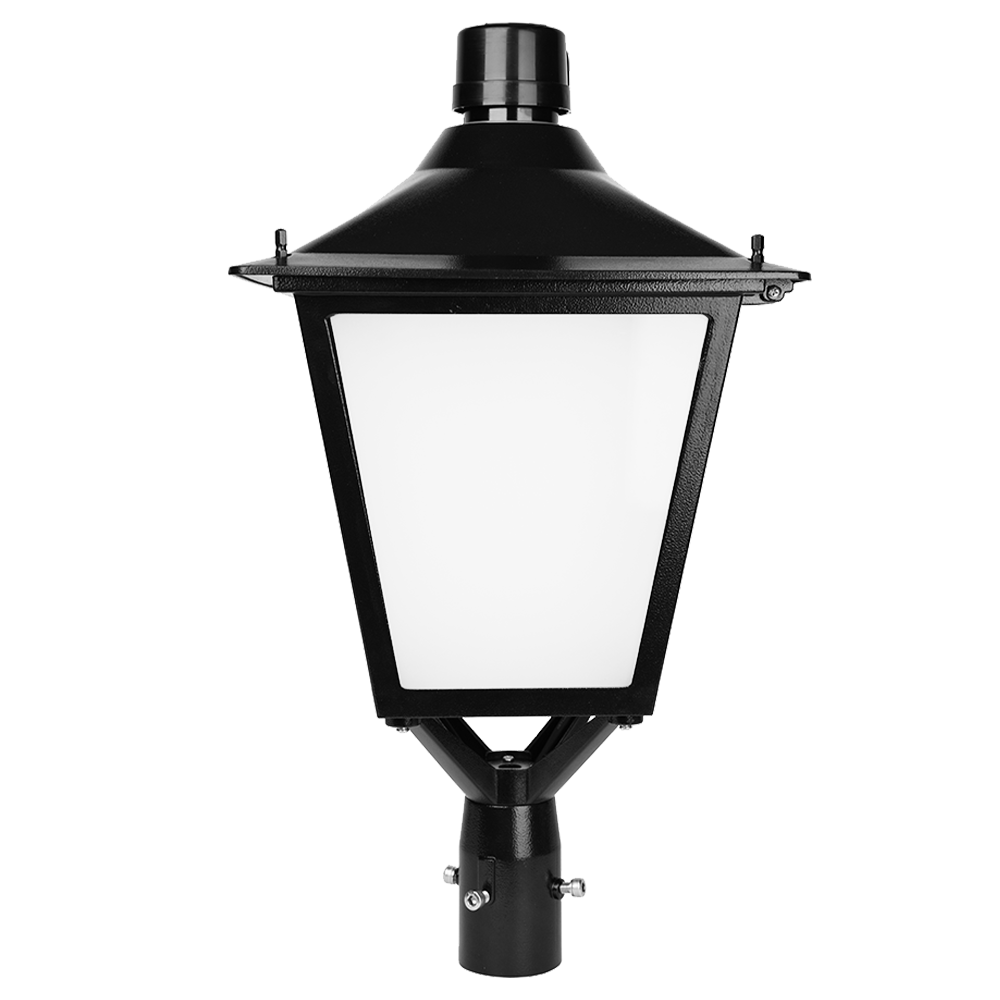 Black TP350 LED Post Top Light for Outdoor Lighting