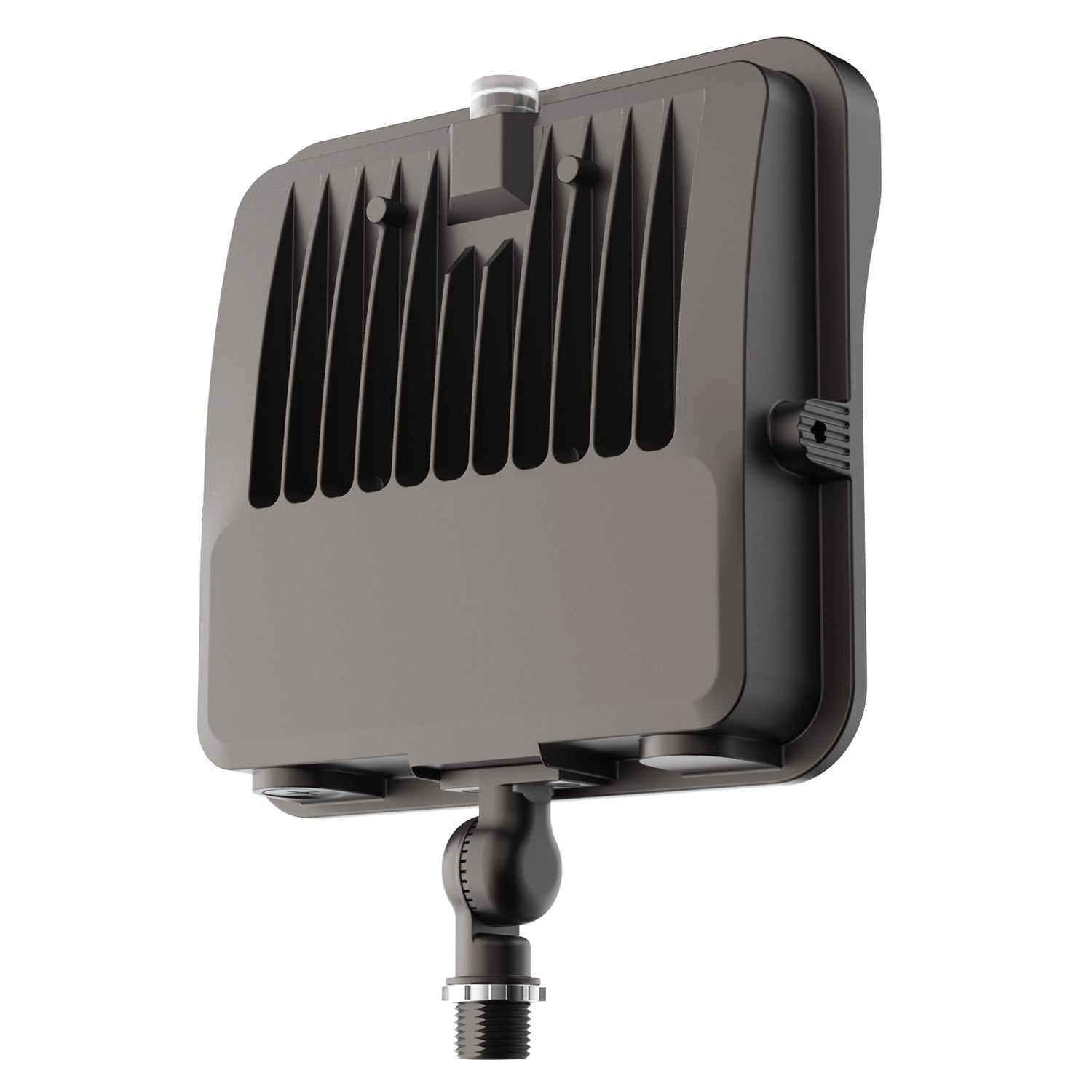 HPFD01 Series LED flood light, black housing, trunion mount