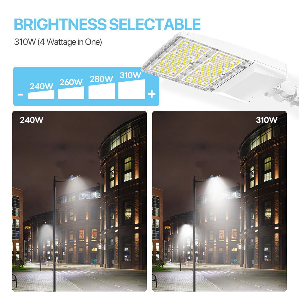 XALH Series Parking Lot Light Brightness Selectable