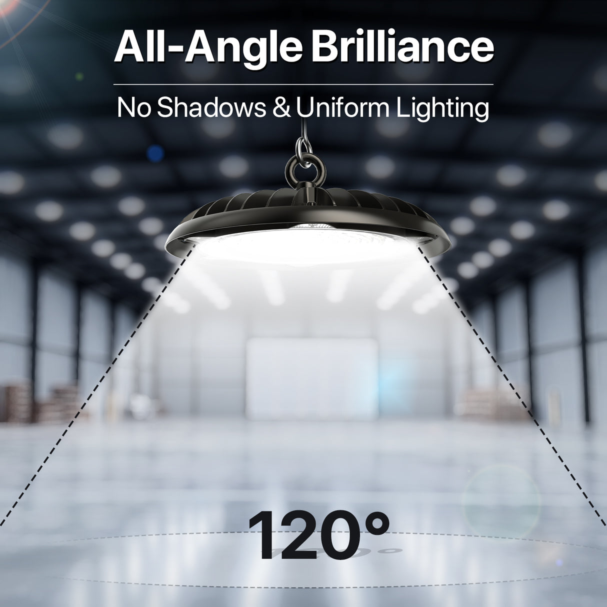 Hyperlite LED High Bay Light - 120° beam angle