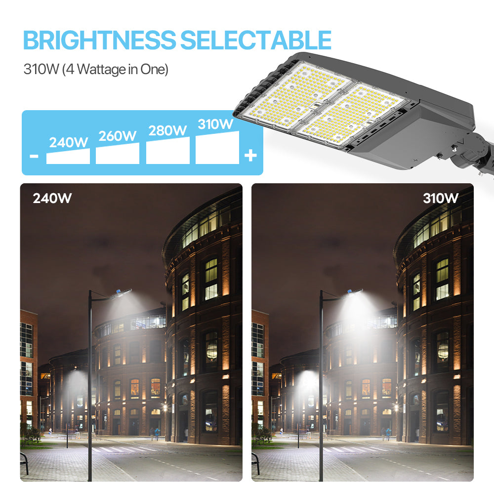 XALH Series parking lot light - Brightness Selectable