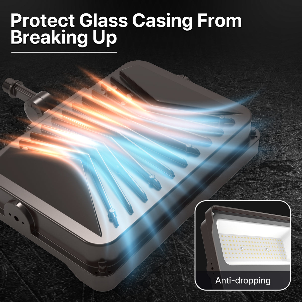 Hyperlite LED Flood Light - Protective Casing Design