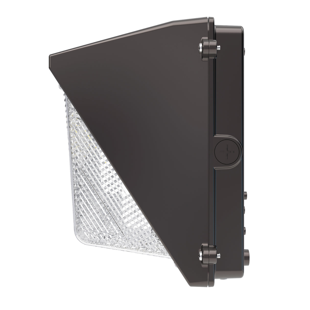 HPWP01 Series 125W Wall Pack LED Light - Side view