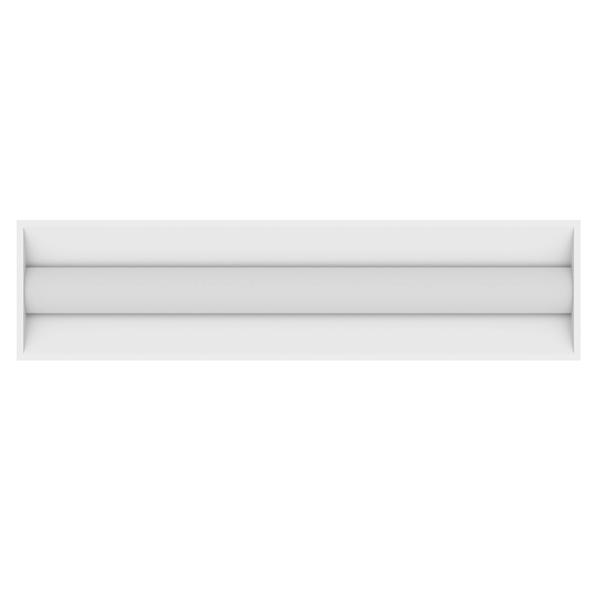 Top view of a white LED Troffer Light
