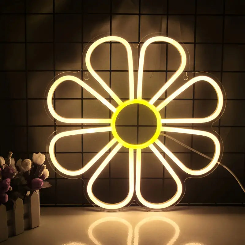 Flower LED Neon Sign Light
