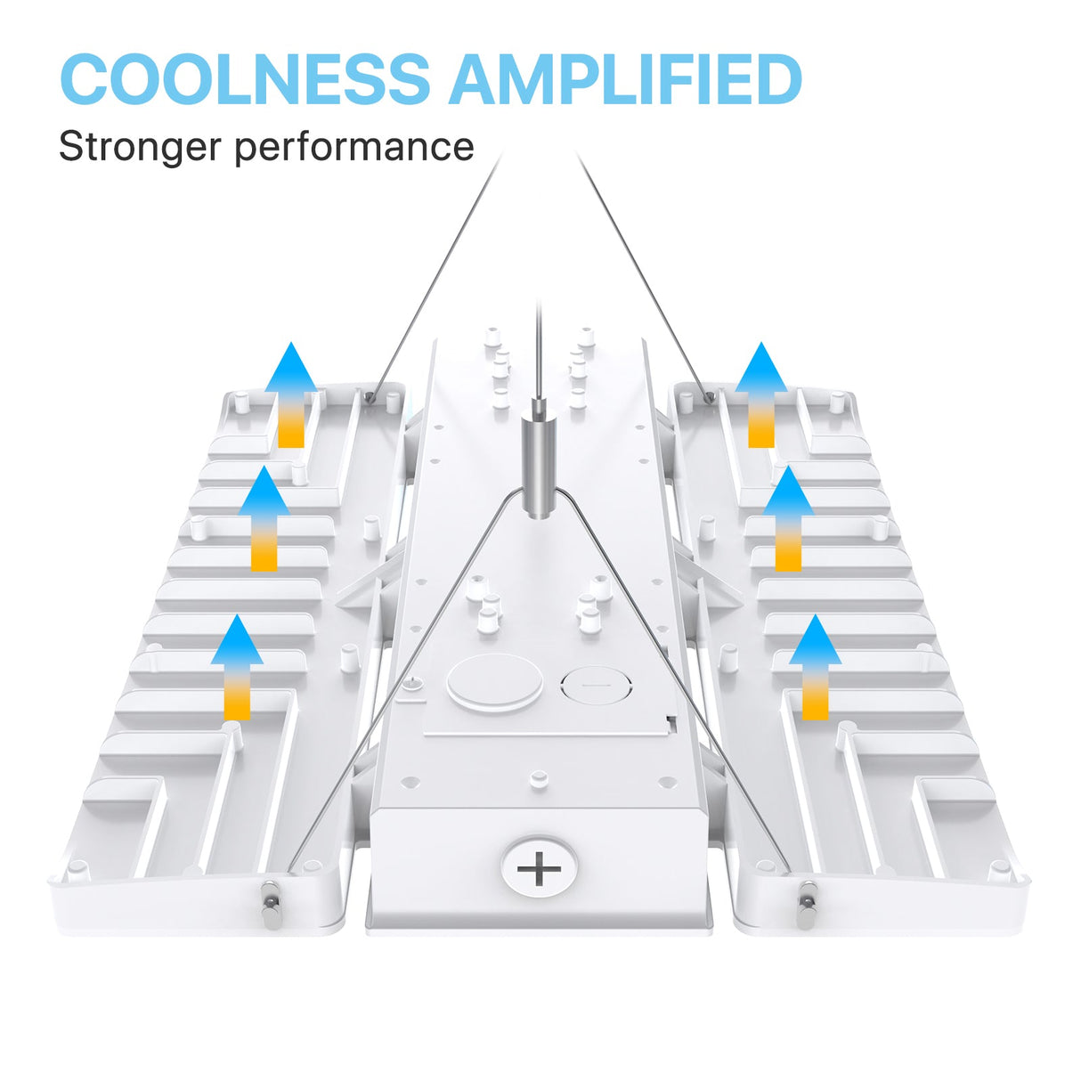 LED Linear High Bay Light Cooling Diagram