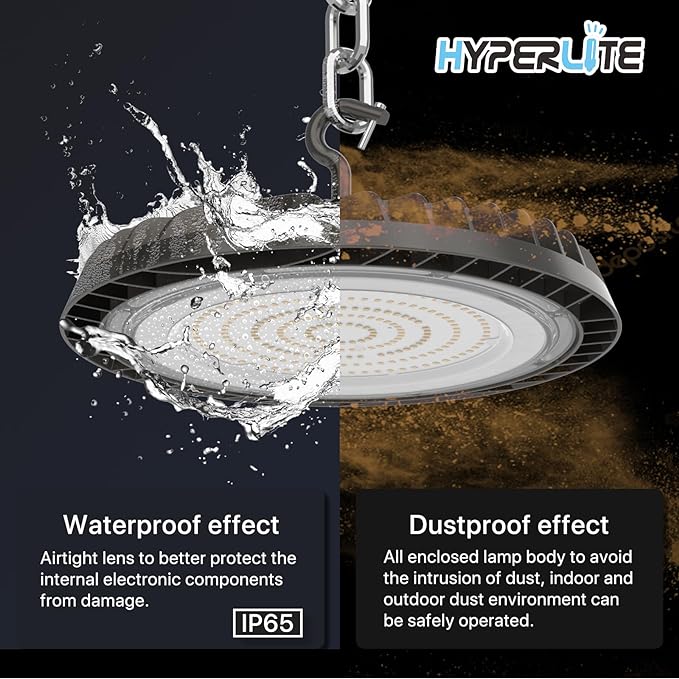 Hyperlite Saturn Series High Bay Light, IP65 Waterproof and Dustproof