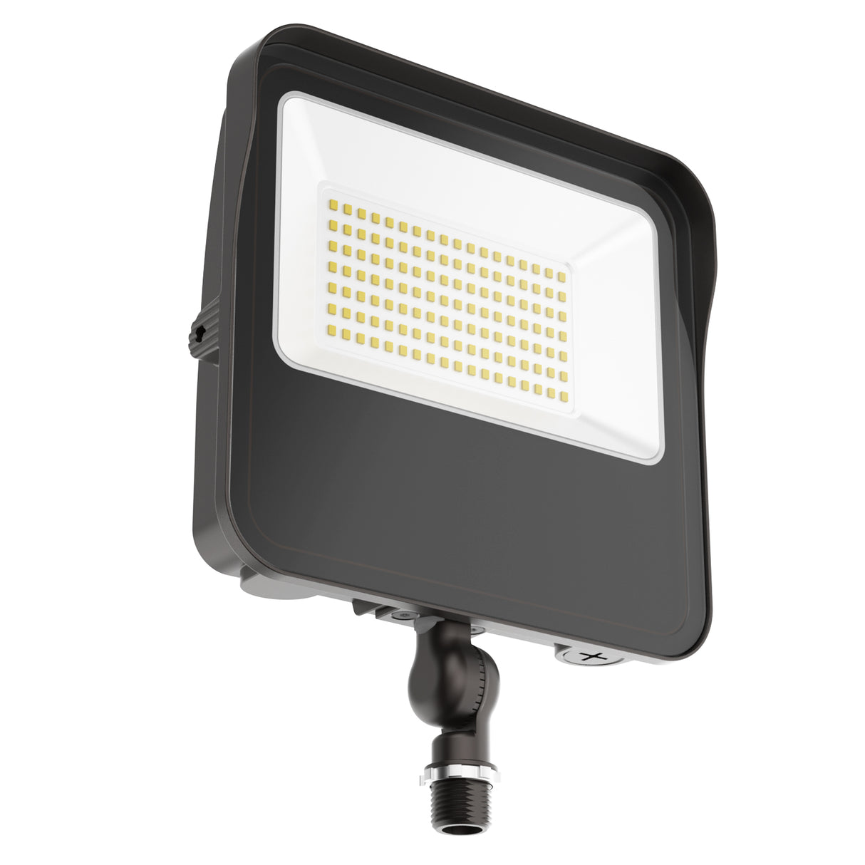 Black HPFD01 Series LED Flood Light with Adjustable CCT and Wattage