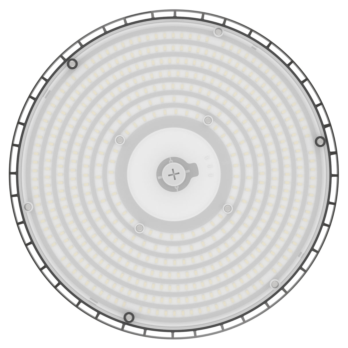 UFO LED high bay light fixture top view