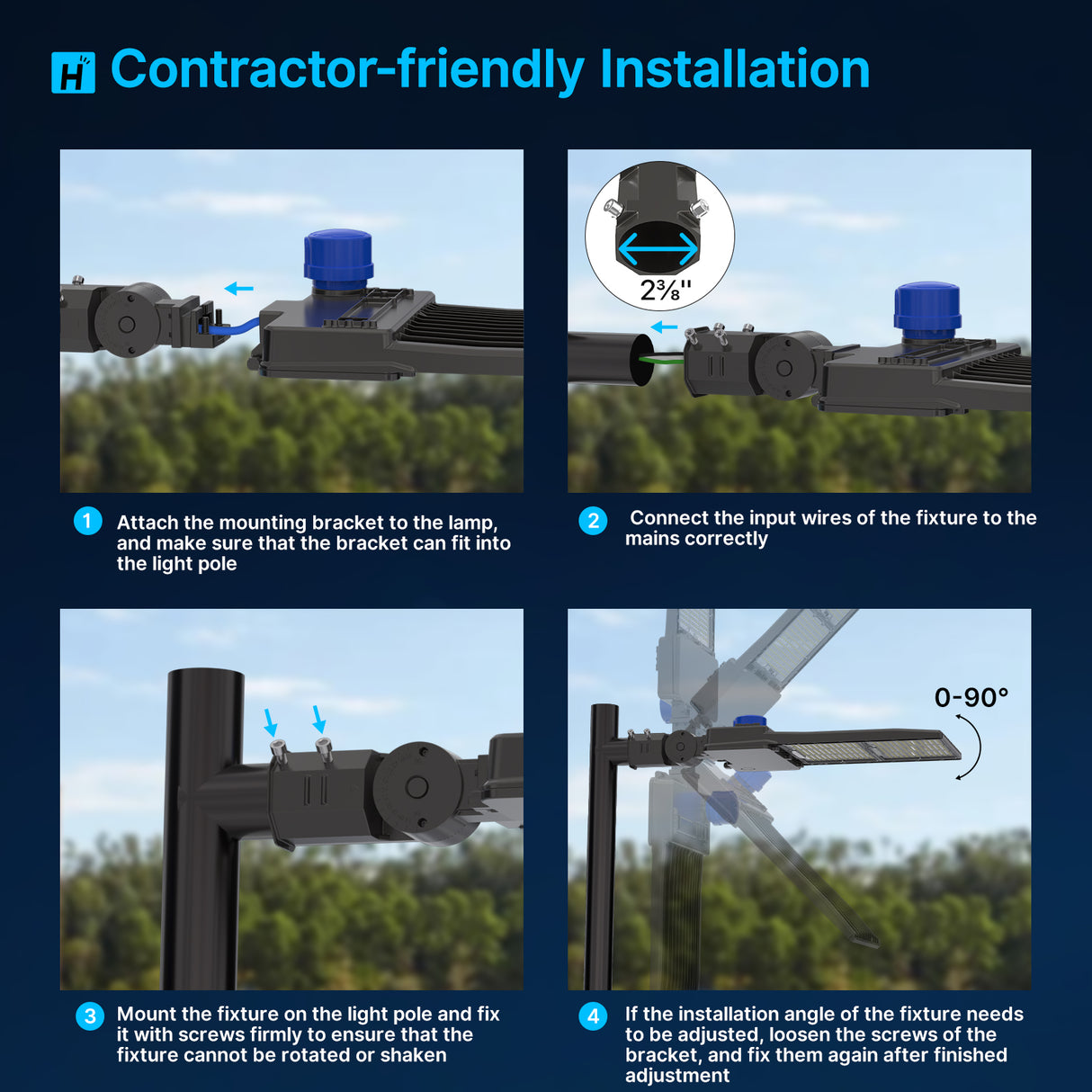 Easy installtion - Outdoor Lights