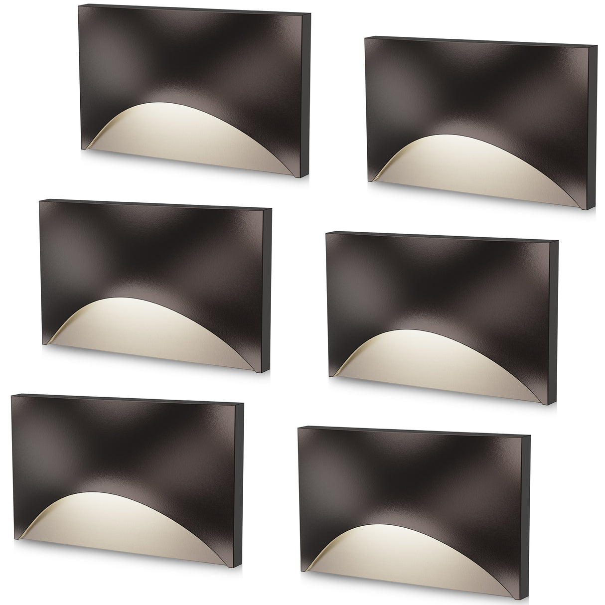 Glitgate 5CCT LED Step Lights - Pack of 6