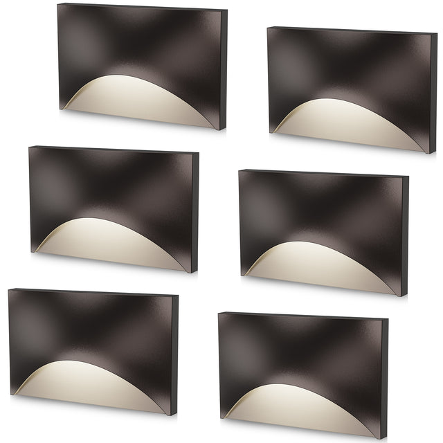 Glitgate 5CCT LED Step Lights - Pack of 6