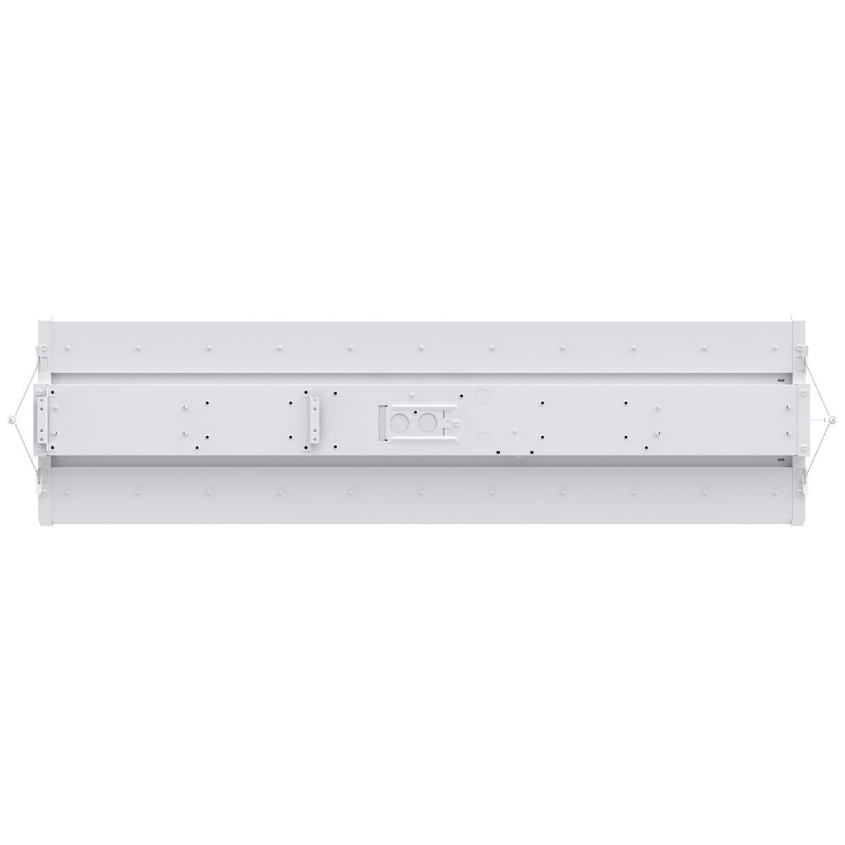 White Linear High Bay LED Light, HPLH01 Series - bottom view