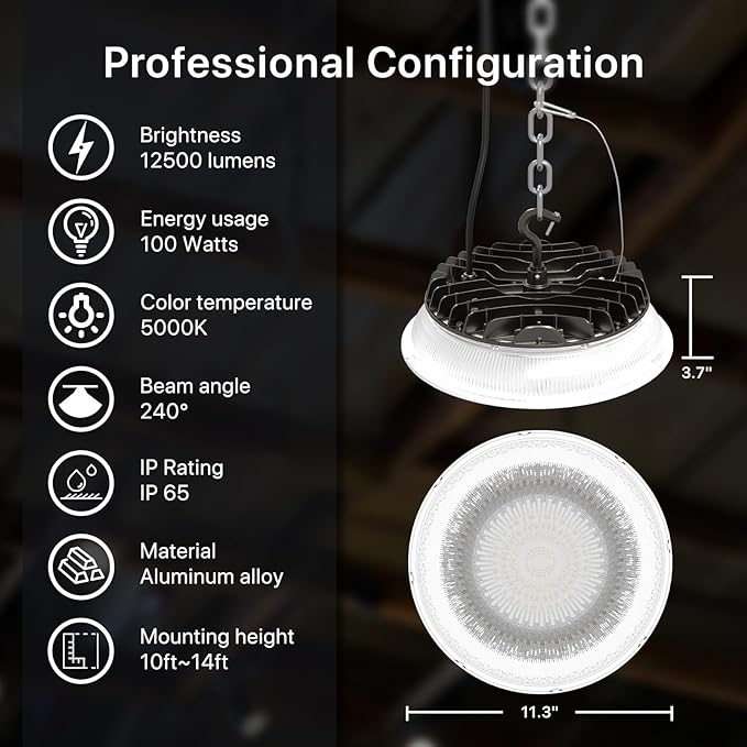 Hyperlite Saturn Series High Bay Light specifications