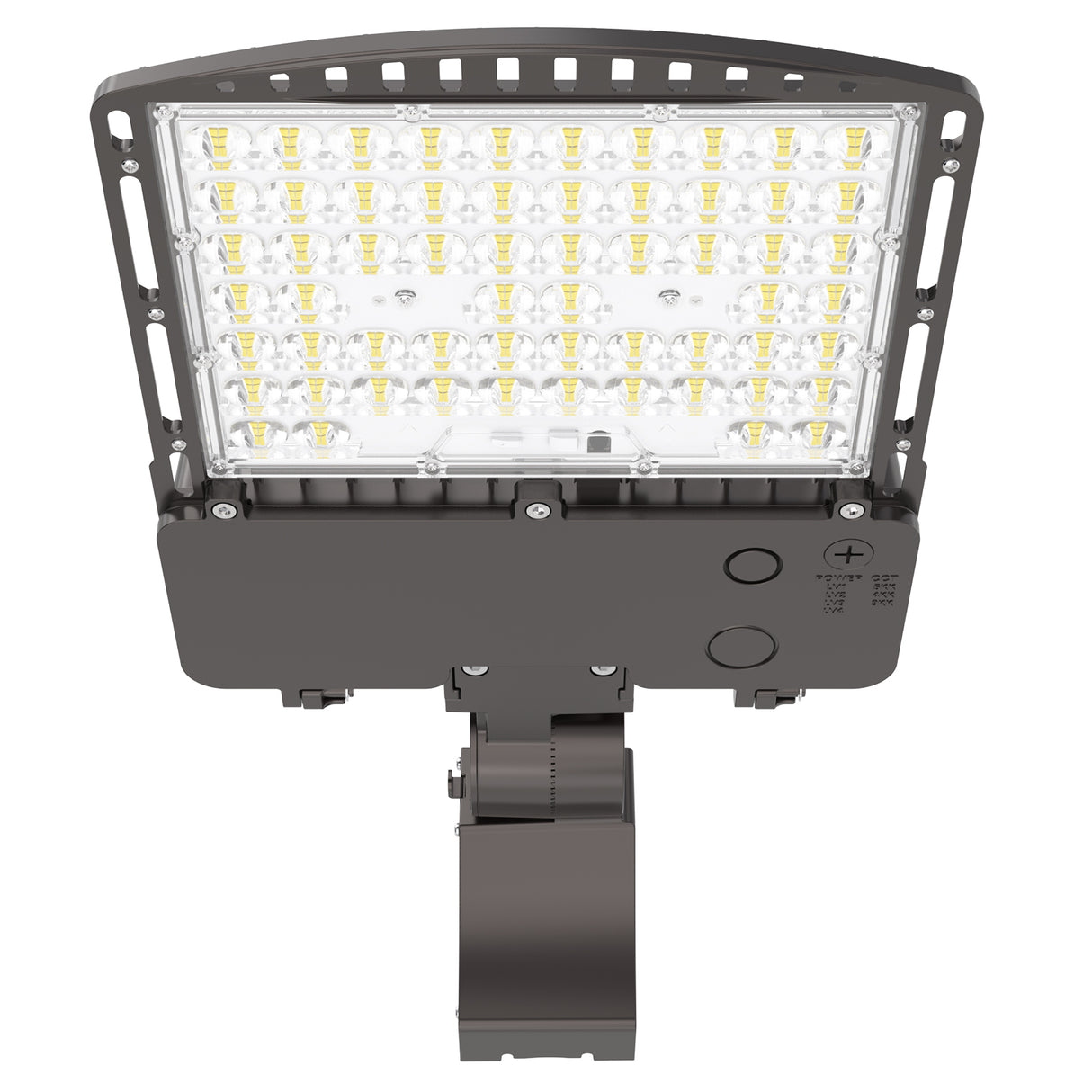 HPPK01 Series Parking Lot LED Light Fixture - Top View