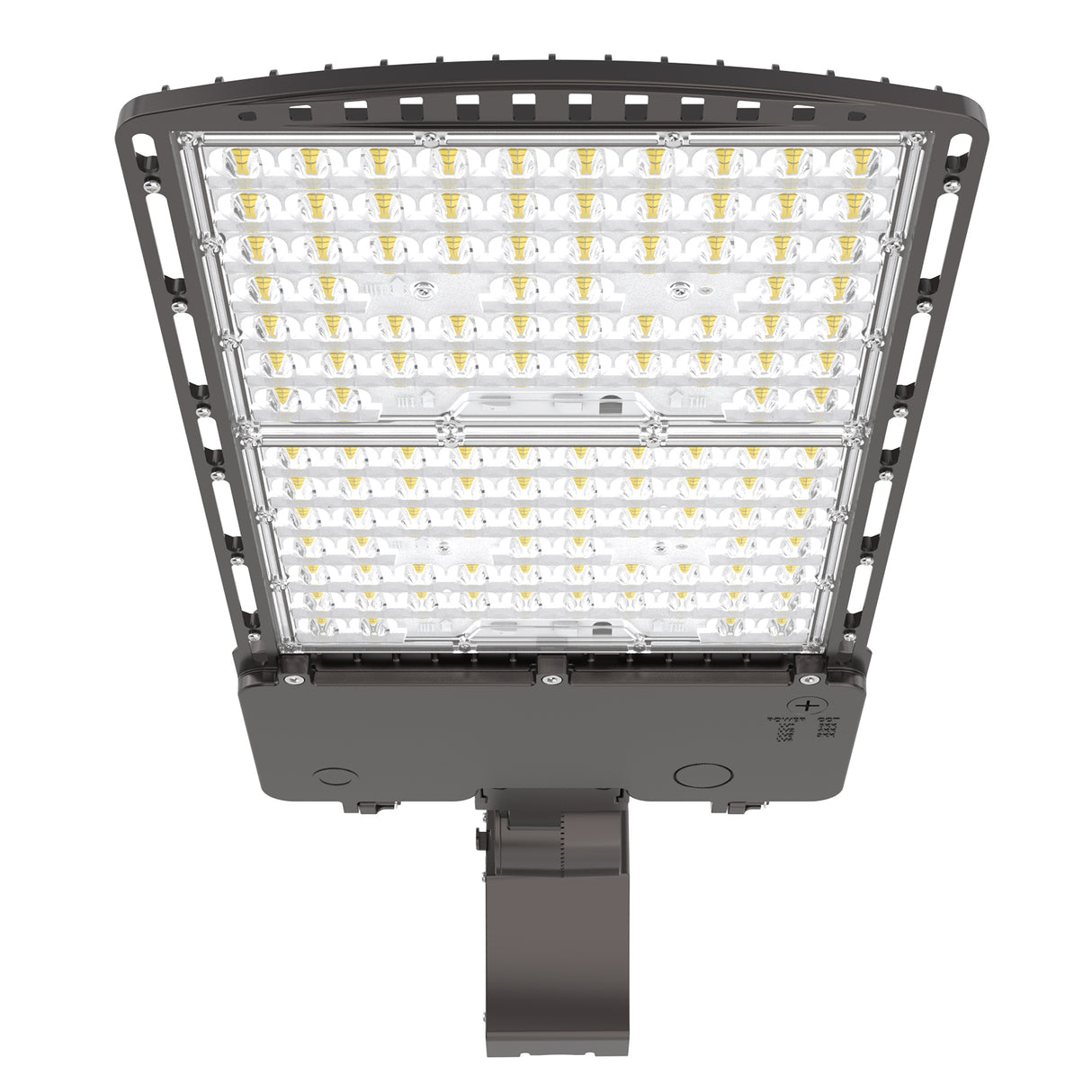 HPPK01 Series LED parking lot light, top view