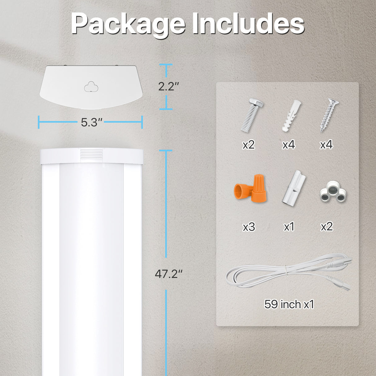 Hyperlite LED Wraparound Light - Package Includes