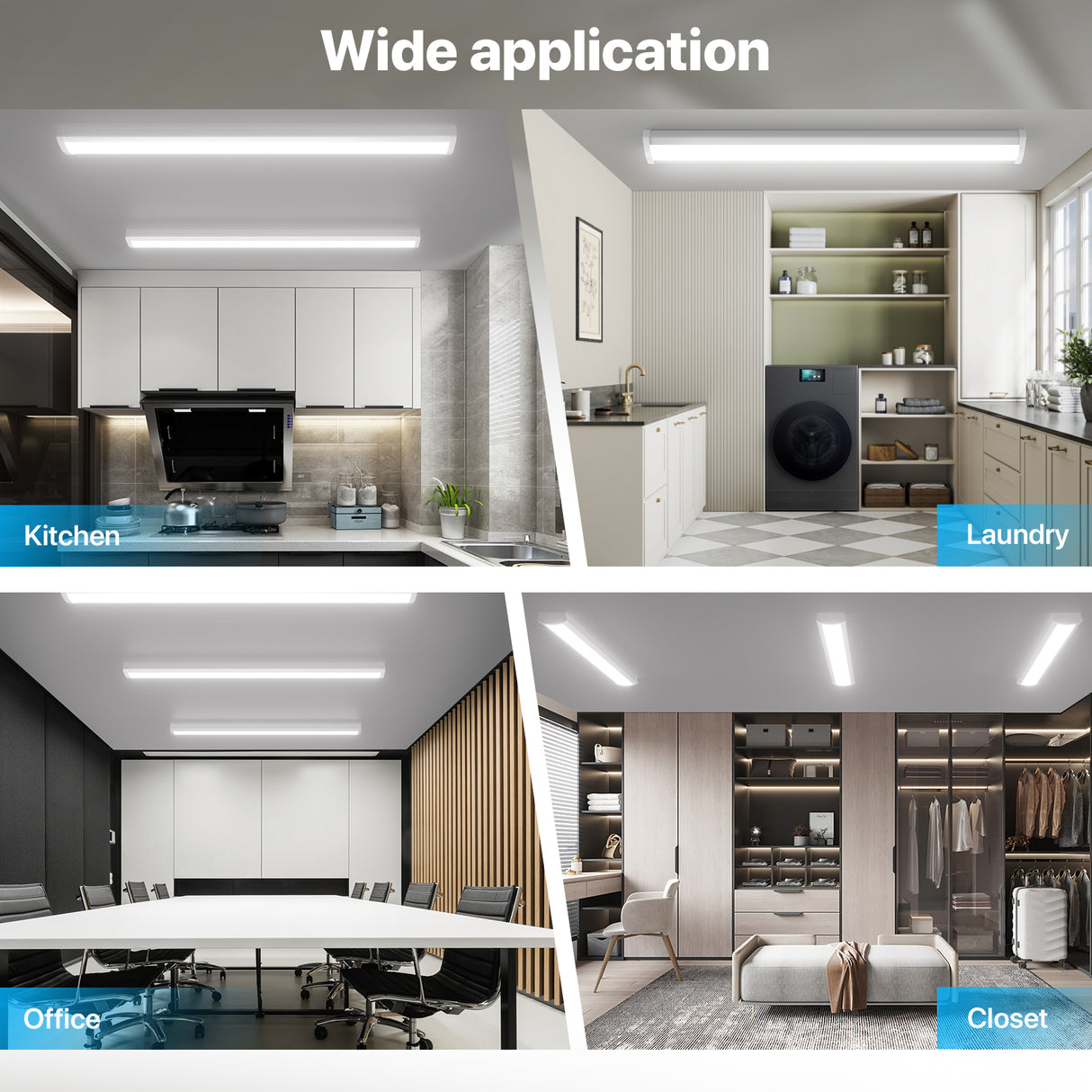 Selectable Wattage 4FT LED - Wide Application