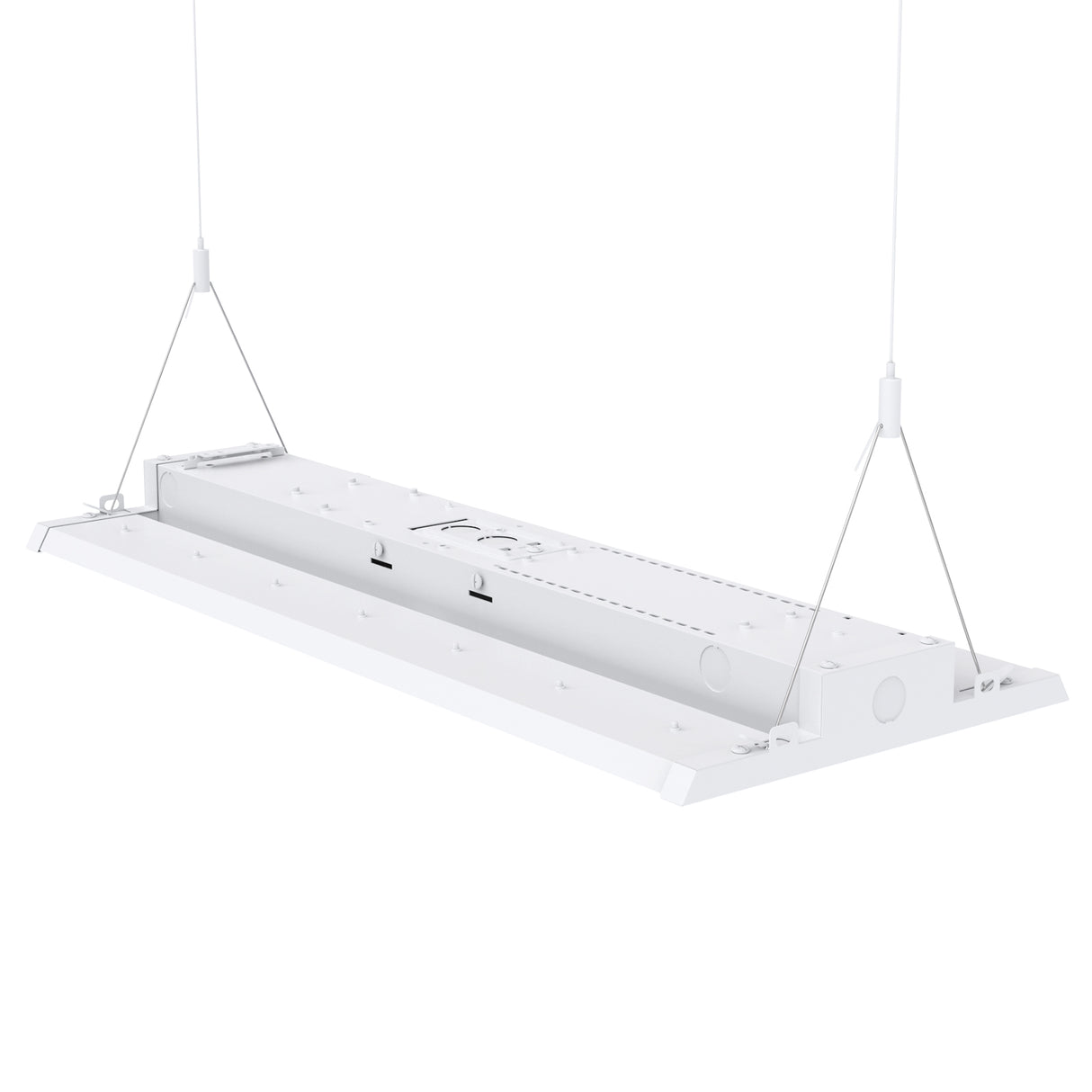 White Linear High Bay LED Light with Cables