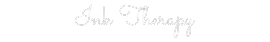 Ink Therapy custom neon sign
