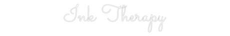 Ink Therapy custom neon sign