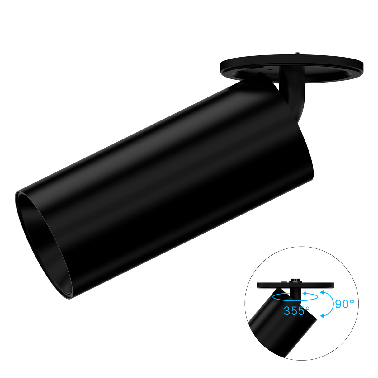 ACD01-25W LED Cylinder Light Adjustable Angle Spotlight Design for Architectural Lighting Applications