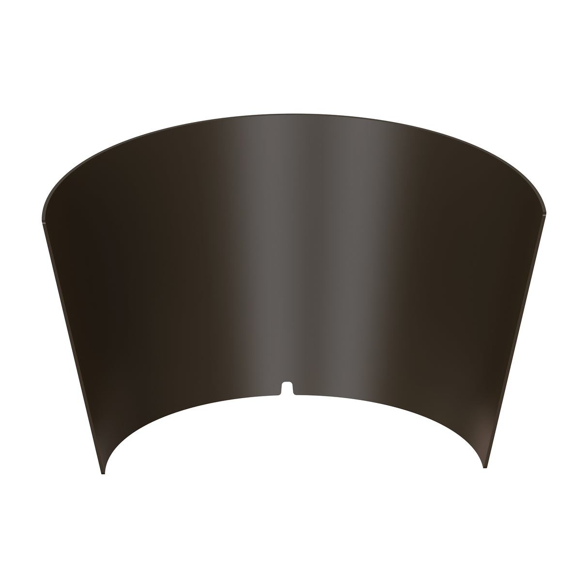 LED bollard light 180 degree glare shield accessory