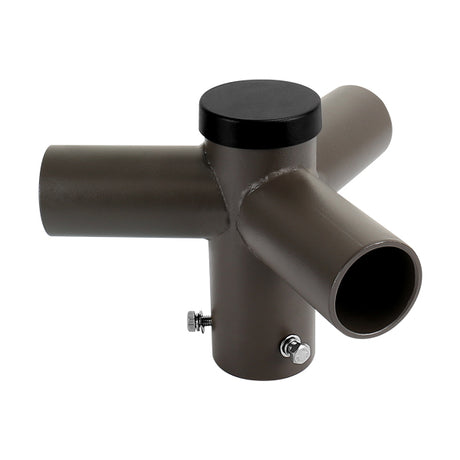 Durable metal horizontal tenon adapter for LED parking lot lights