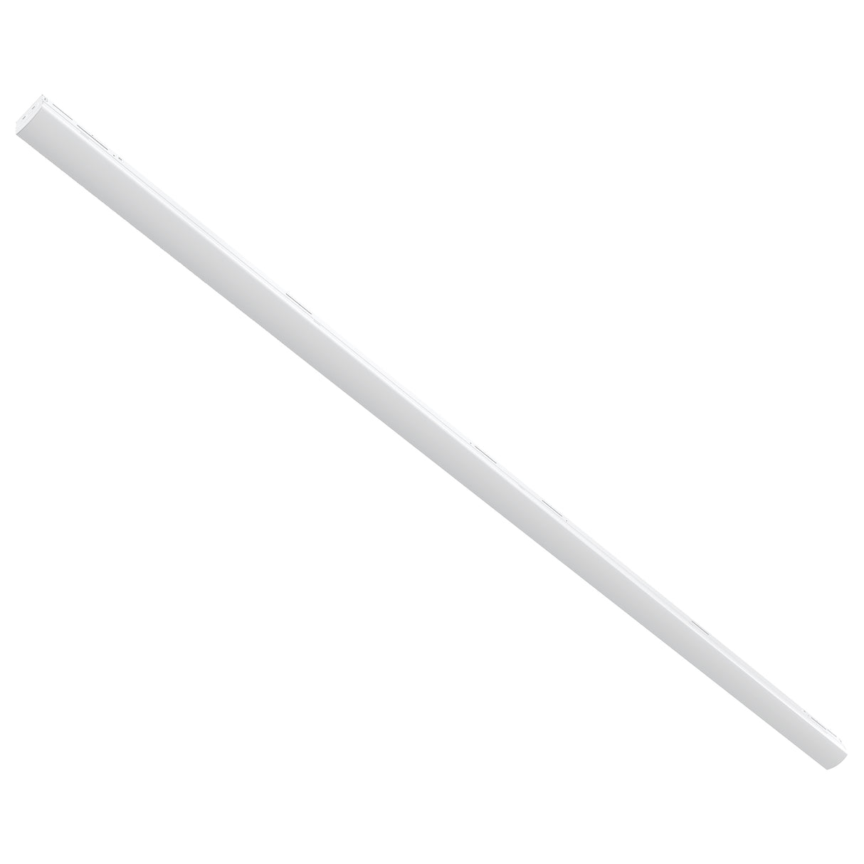 LF04 8ft LED linear fixture side profile showing durable metal construction