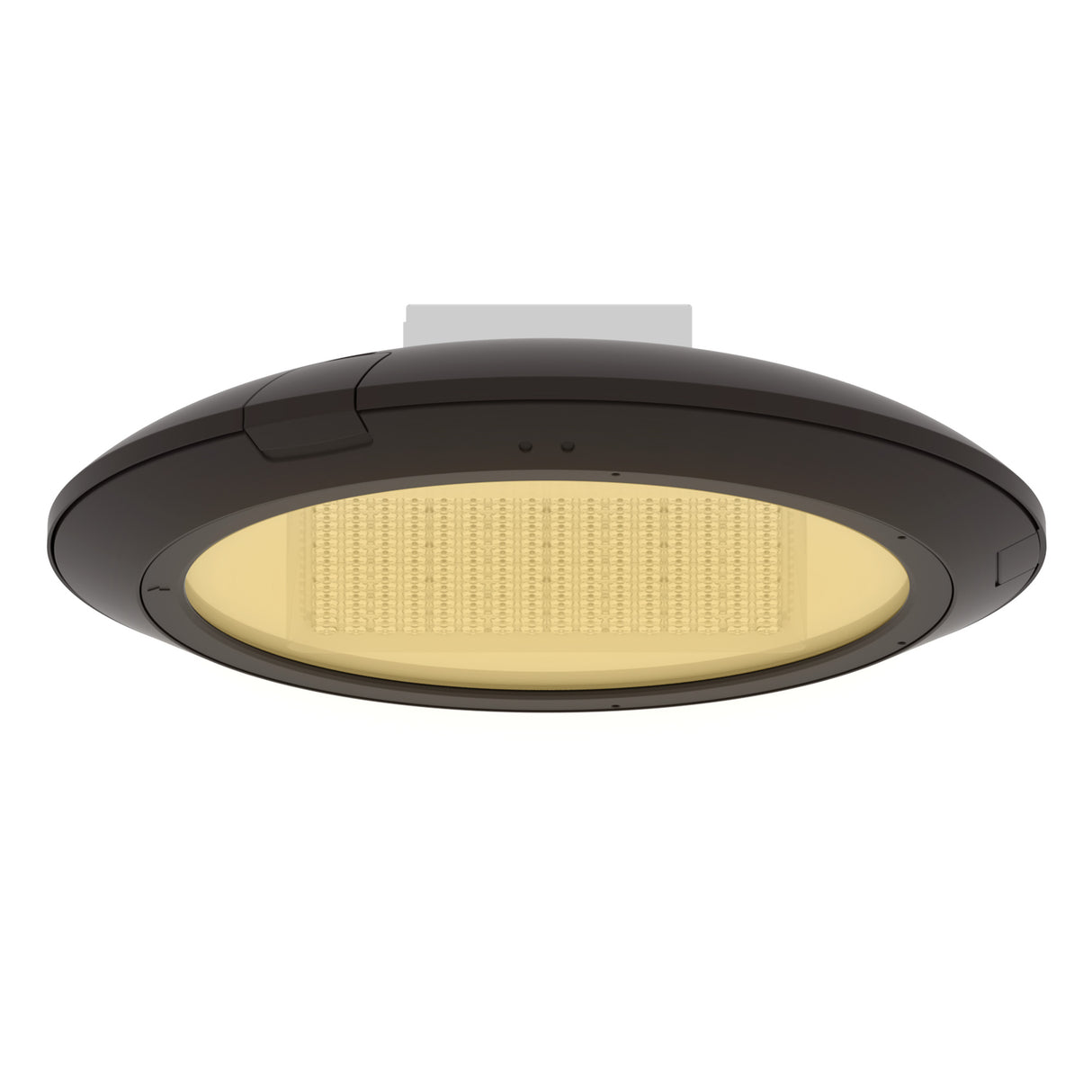 LED post top light surface mount front view