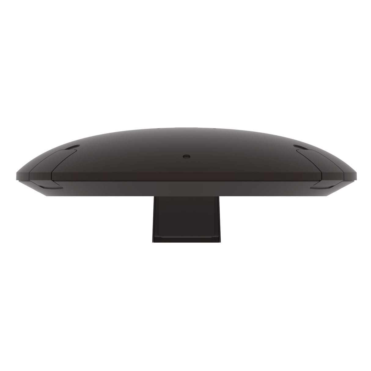 LED post top light pole mount profile view