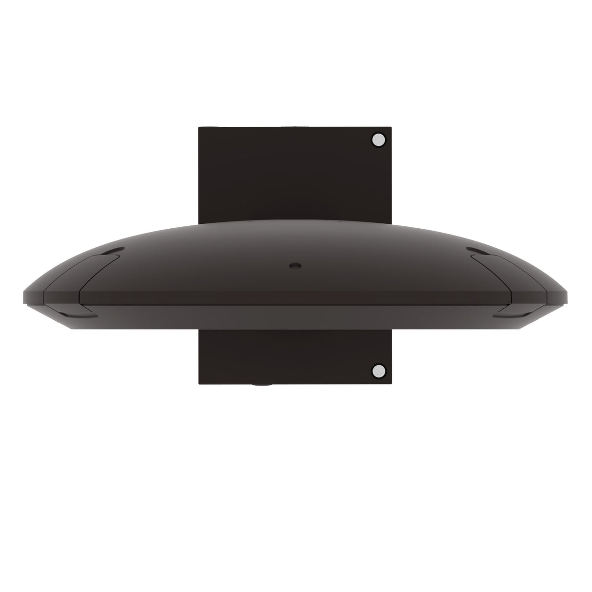 LED post top light wall mount profile view